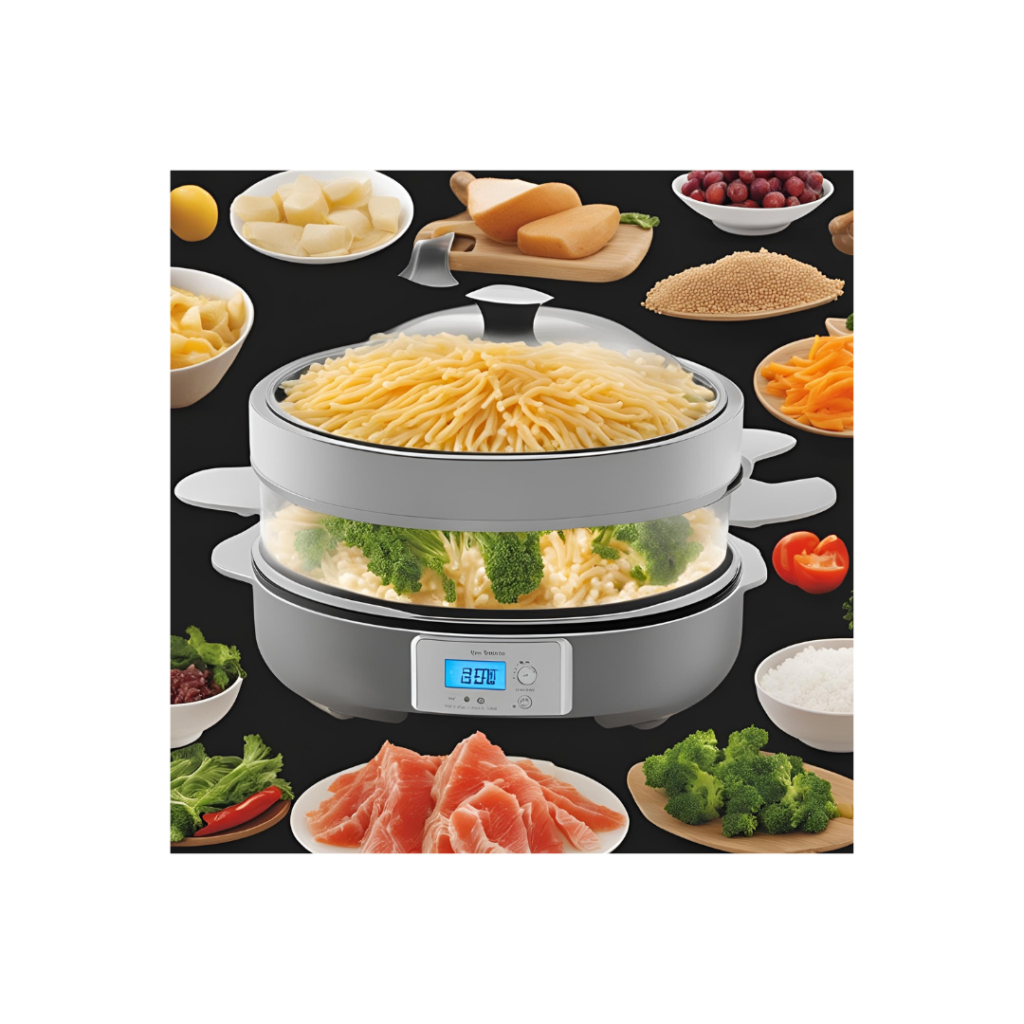 Food Steamers Food steamers preserve the nutrients in your ingredients by cooking them gently with steam. This method prevents the loss of vitamins and minerals that often occurs with boiling or frying.