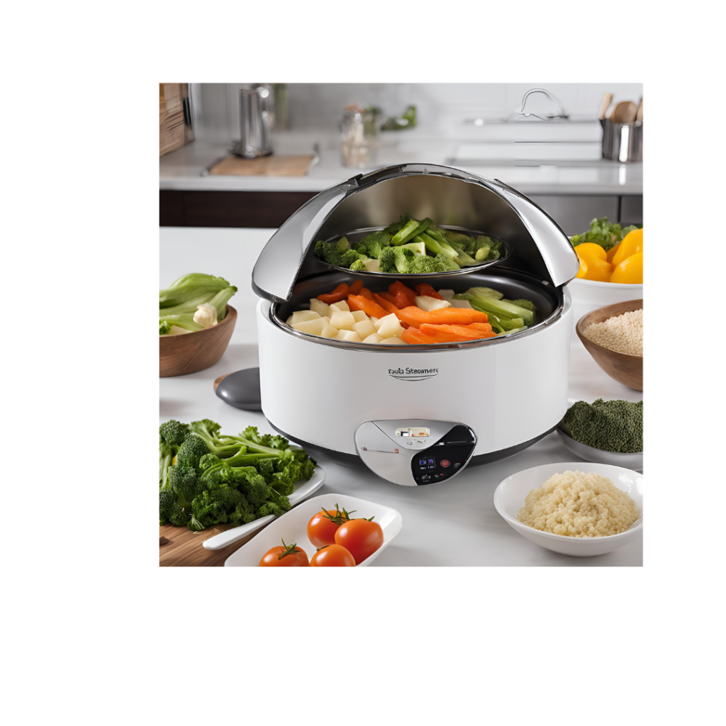 Food Steamers Food steamers preserve the nutrients in your ingredients by cooking them gently with steam. This method prevents the loss of vitamins and minerals that often occurs with boiling or frying.